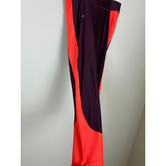 Under Armor Compression Maroon and Orange‎ Capri Leggings Size Large (D3) - Picture 2 of 10